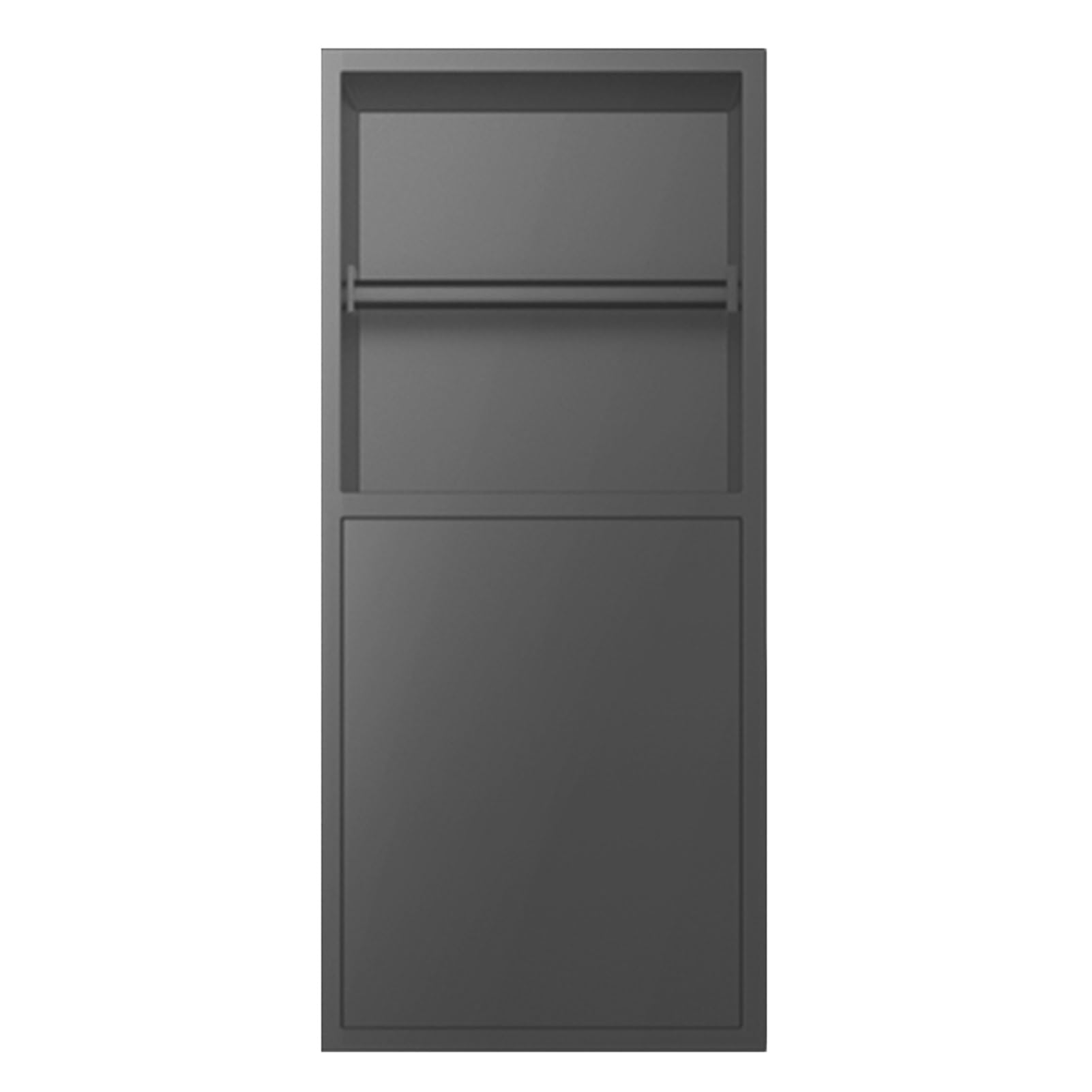 Parete impermeabile per bagno in acciaio inox, elegante soluzione per doccia e WC, per bagno, cucina e camera da letto
