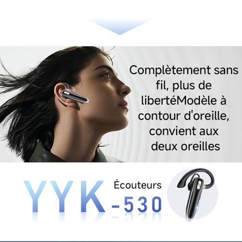 SLuB 1588 Wireless Headset In-Ear Bluetooth 5.3 CVC Noise Cancellation Built-in Microphone Universal for Left and Right Ear Clear Calls Sound For iPhone/Android - Image 2