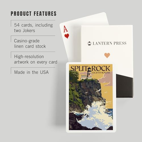 Baraja de Poker Lantern Press Minnesota 52 cartas miniatura 3
