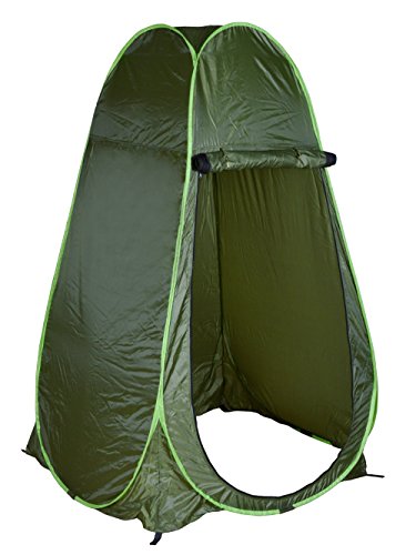 TMS® Portable Green Outdoor Pop Up Tent Camping Shower Privacy Toilet Changing Room