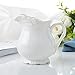Cruche à lait Creamer Pitcher avec poignée for la cuisine Saucière, fine porcelaine blanche, pot à lait, Pourer, Cruche Cruche Pot à lait Saucière