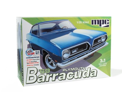 MPC 1969 Plymouth Barracuda Kit 1:25 miniatura 1