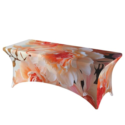 Nappe de table rectangulaire stretch élasthanne pour masquer les imperfections - 2