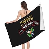 Rangers Creed Army Rangers Beach Towel Absorbent Bathroom Towels Microfiber Beach Towels Oversized Super ​32x52 Inch