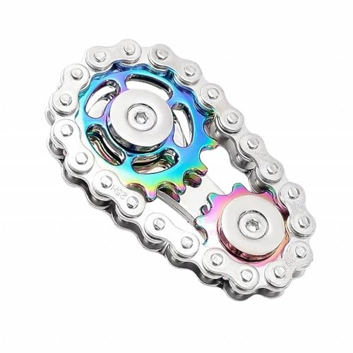 [Adgadg] nhXsi[ tBK[Xsi[ fidget Spinner oCN`F[Xsi[ tBK[MA w N XgX ] 悭  (Rainbow)