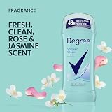 Degree Niewidoczny solidny podwójny zestaw dla kobiet antyperspirantowych dezodorant do czyszczenia prysznica 2,6 uncji (3 sztuki)