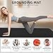 Huanyon Grounding Mat Kit for Healthy Grounding Energy, Grounding Pad for Sleep with Grounding Wristband & 15ft Grounding Cord, for Improve Sleep and Reduce Anxiety (24x36inch)