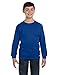 Russell Athletic Big Boys' Fleece Crew, Royal, Medium