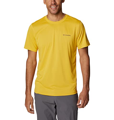 T-shirt Columbia Hike Crew homme XL Long jaune de sport outdoor