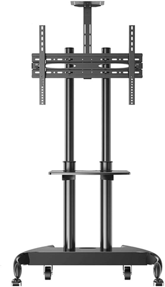 Soporte móvil para TV con ruedas y estantes