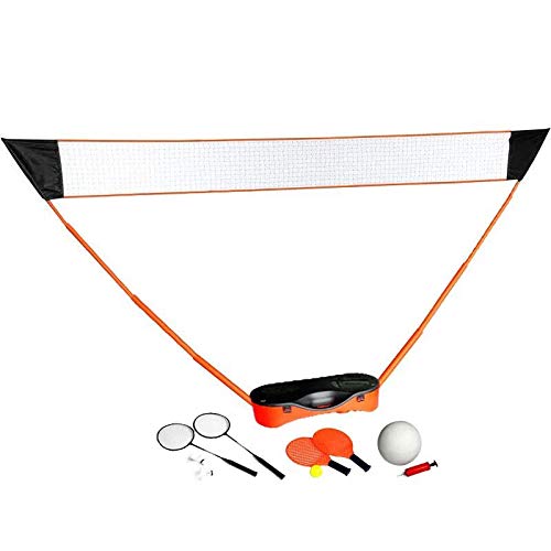 Kit 3 em 1 Tênis, Vôlei e Badminton Portátil Pelegrin Pel-3001