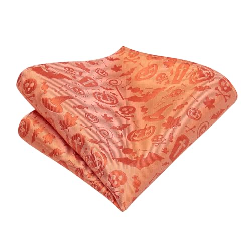 Image of Dubulle Mens Paisley Floral Silk Tie for Men Striped Necktie and Pocket Square Cufflinks Set Wedding Business