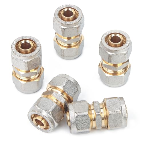 LTWFITTING Acoplamiento de rosca de 16 mm para tubo compuesto de aluminio y tubo compuesto multicapa (5 unidades)