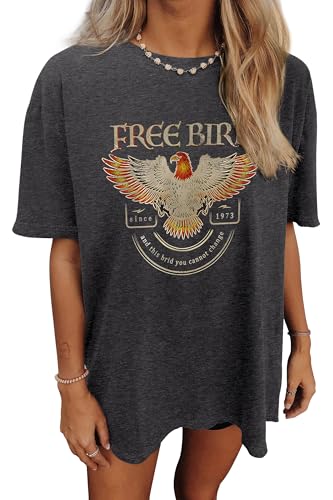 Women's Oversized T Shirts Graphic Tees Summer Short Sleeve Casual Loose Crewneck Basic Tunic Tops Trendy 2025