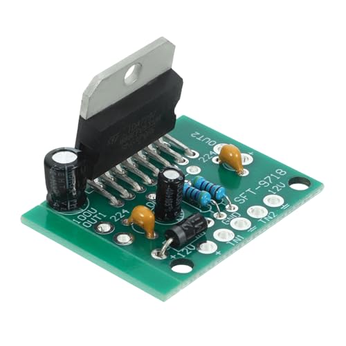 JECOMPRIS 1 Set Kit scheda amplificatore scheda di circuito scheda amplificatore stereo asse circuito di potenza scheda amplificatore di potenza kit pratici di saldatura plastica Green