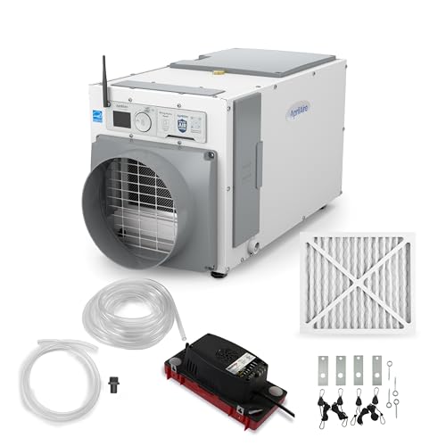 AprilAire E080W Smart Wi-Fi Whole-House Dehumidifier, 80-Pint ENERGY STAR Commercial