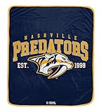 NHL Nashville Predators Vintage Arch Block Ultra Soft Blanket