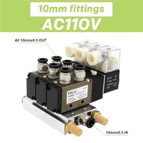 Électrovanne 4V210-08 pour centraliser et silencier votre réseau d'air - 3