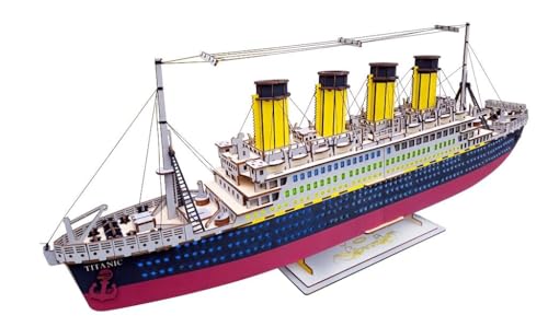 2Kids Toys Woodcraft   Puzzle de madera 3D Titanic