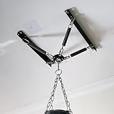 shikoyi Heavy Bag Hanger Noise and Vibration Dampening Design Ceiling Mount for Heavy Bags from 120LBS to 200 LBS