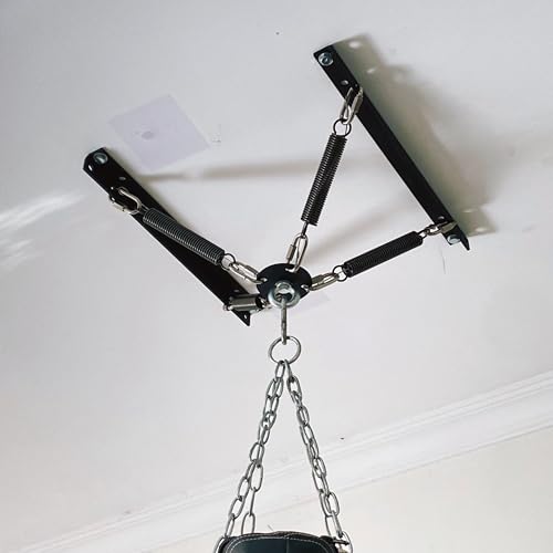 shikoyi Heavy Bag Hanger Noise and Vibration Dampening Design Ceiling Mount for Heavy Bags from 120LBS to 200 LBS