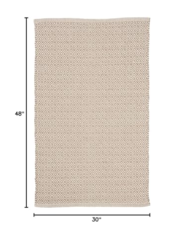 Tapete decorativo Safavieh Montauk 2'6" x 4' algodón miniatura 3