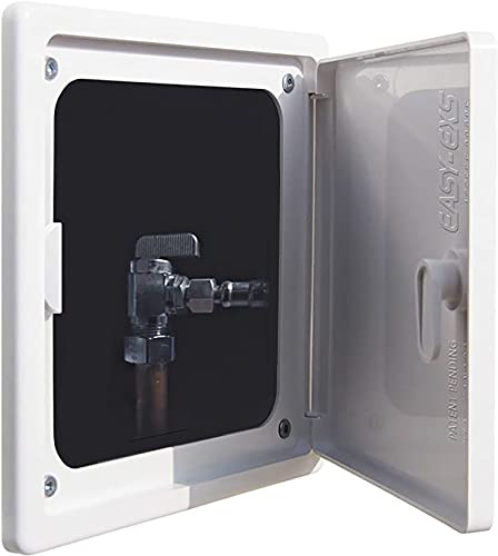 Access Panel 8x8 with Door - Plastic White