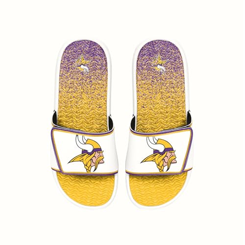 Image of FOCO mens Nfl Primary Team Logo Gradient Gel Slide Sandals