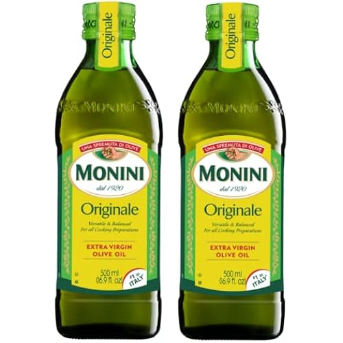 Monini Extra Virgin Olive Oil, 16.91 oz, Pack of 2
