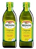 Monini Extra Virgin Olive Oil, 16.91 oz, Pack of 2