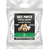 Soeos Rice Paper, White Rice Paper Wrappers, 3 Pack, 102 Sheets-Fresh Spring Roll Wrappers & Dumplings, Non-GMO, Gluten-Free, Low Carb, Vietnamese Rice Wraps (Square, 22cm)