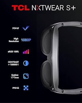 Amazon.co.jp: TCL RayNeo NXTWEAR S+ ARグラス スマートグラス 有機EL