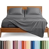 Bare Home Sheet Set - 1800 Ultra-Soft (Split Head Flex King...