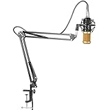 Neewer® NW-800 Professional Studio Broadcasting Recording Condenser Microphone & NW-35 Adjustable Recording Microphone Suspension Scissor Arm Stand