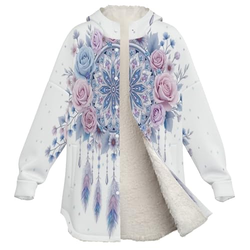 Veste peluche chaude femme grand format pour stopper le froid de l'hiver avec style