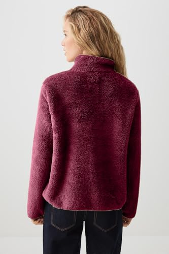 Image of ColorChakra Womens sherpa fur jacket for women superwarm leight weight fabric Plus size sweatshirt M to 5XL