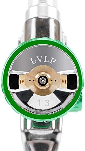 Voilamart LVLP Gravity Feed Air Spray Gun 1.3mm Paint Sprayer Airbrush Painting Tool Kit with 600ml Cup