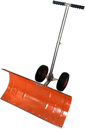 Pala de nieve con ruedas, artefacto de pala de nieve multifuncional, herramienta grande de eliminación de nieve para entrada, jardín, coche, Pala de