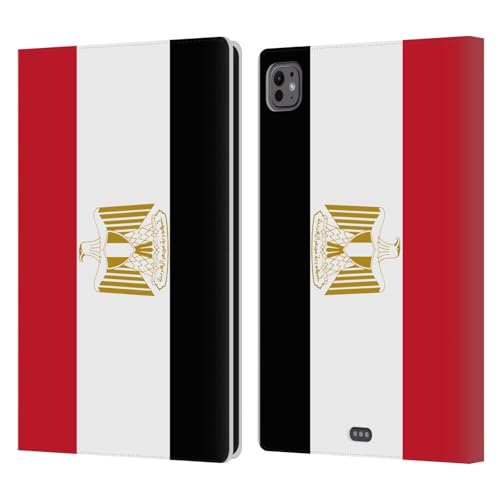 Étui iPad Pro 11 M4 M5 cuir portefeuille Égypte Nil Football Head Case Designs