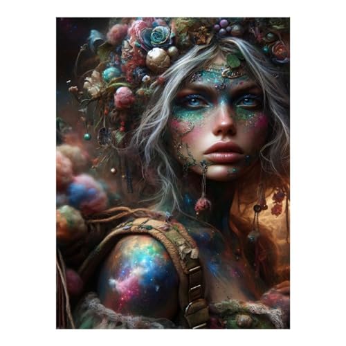 Peinture diamant 5D fée cosmique kit complet broderie diamant DIY 30x40