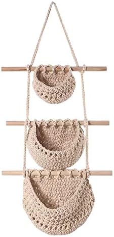 WEPPC Macrame Wall Hanging Boho Wall Decor, Tapestry for Bedroom, Living Room, Kitchen Size 18''W * 36''H (Medium)