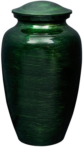 Urns for Human Ashes Adult Female and Male 200+ Cubic Inches, Decorative Burial Urn, Funeral Cremation Urns for Women and Men, Handcrafted Urn for Ashes Adult, 11