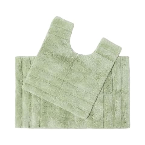 HOMESCAPES Spa Supreme Luxury Bath Mat Set Cover