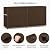 Fashlits 8ft Waterproof Firewood Rack Cover, Heavy Duty 600D Oxford Outdoor Storage Wood Rack Cover For Outdoor, Indoor, Patio(Cover Only, Rack Not Included)