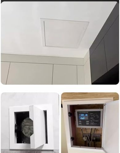 Large & Small Metal Ceiling Access Panel - White Inspection Cover for Drywall/Shower Valve - Indoor/Outdoor Use, 6-28 Inch Sizes (12x24 Inch / 30x61 cm)