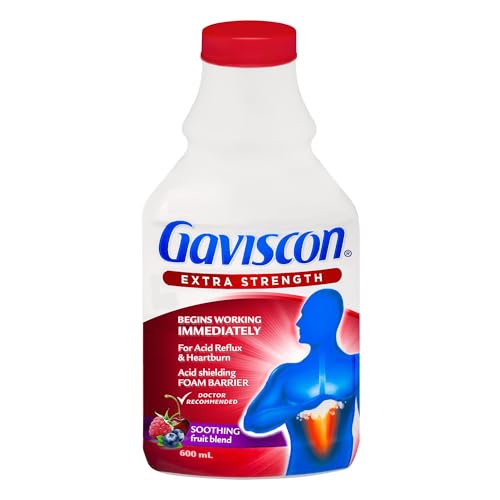 Gaviscon Liquid Extra Strength Antacid - 600 ml - Antacid Liquid ...