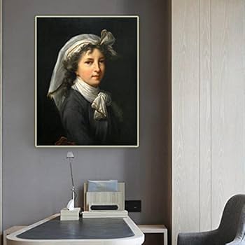 美しい肖像画・ポートレート 絵画 女性 カフェで美しい若い女性の油絵のポートレート。現代絵画。の写真