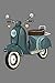 Notizbuch, 120 Seiten: Moped - Motorroller - Biker Notizbuch - Tagebuch - Skizzenbuch - Schulheft für Frauen, Männer und Kinder - Weißes Papier - 6x9 Zoll - Punktraster