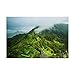 Trademark Fine Art Pali Lookout 2 by Cameron Brooks, 12x19-Inch Fine Art, Multicolor