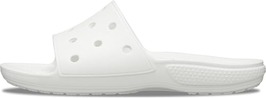Crocs Unisex Adult White Classic Slide 206121-100 M9W11